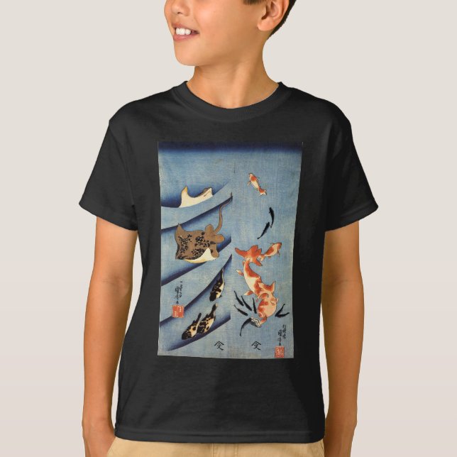 Camiseta Pastinacas de Utagawa Kuniyoshi (Anverso)
