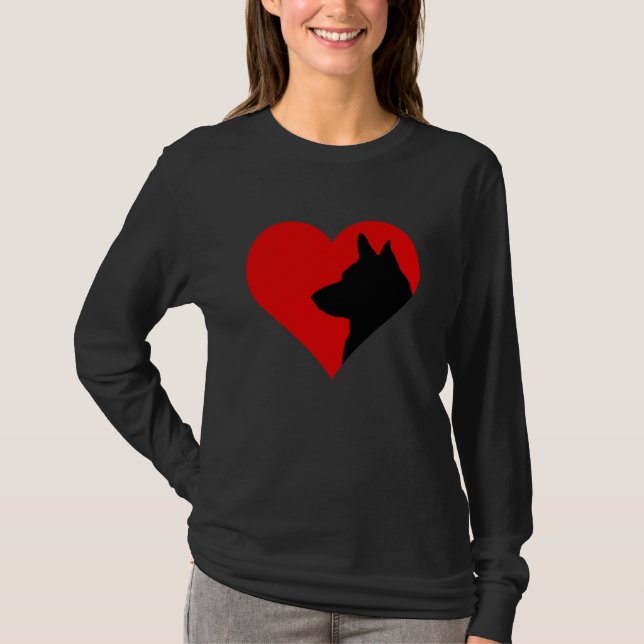 Camiseta Pastor Alemán (Anverso)
