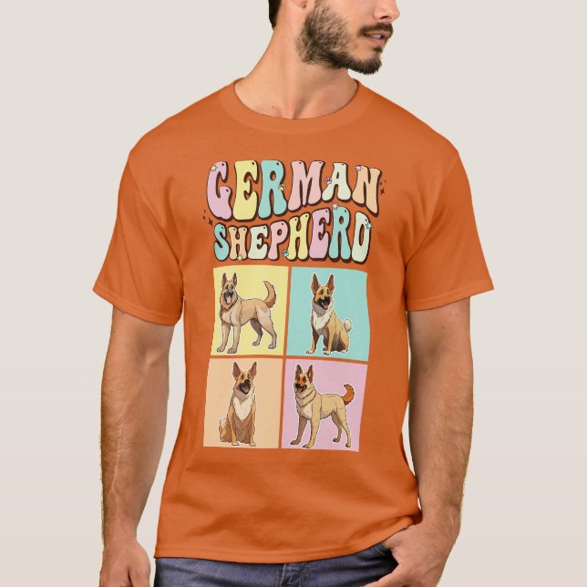 Camiseta Pastor alemán (Anverso)