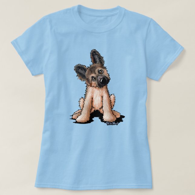 Camiseta Pastor alemán (Diseño del anverso)