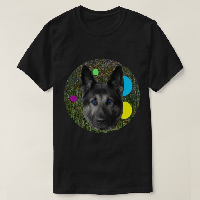 Camiseta Pastor alemán (Diseño del anverso)