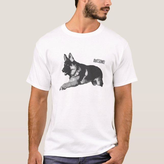 Camiseta Pastor alemán (Anverso)