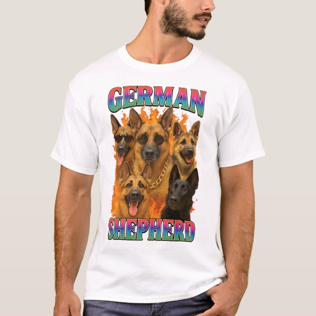 Camiseta Pastor Alemán (Anverso)