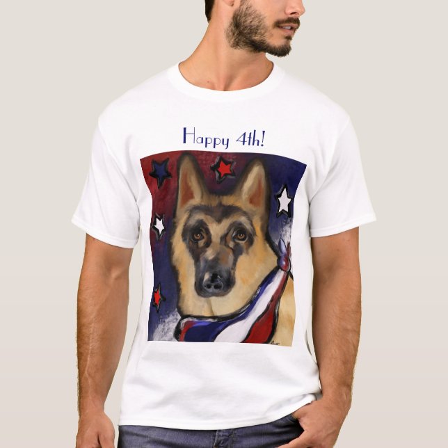 CAMISETA PASTOR ALEMÁN (Anverso)