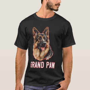 Camiseta Pastor Alemán ABUELO PATA Dueño de Perro Abuelo