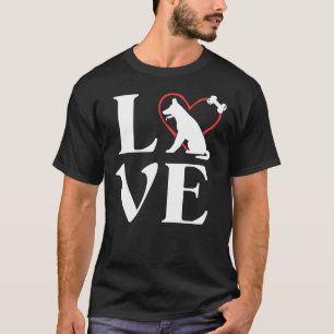 Camiseta Pastor Alemán Ama Perros T Para Mujeres Perro Mamá