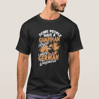 Camiseta Pastor Alemán Ángel de la Guarda