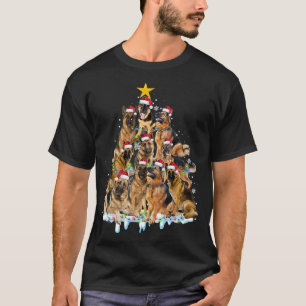 Camiseta Pastor Alemán Árbol de Navidad Perro divertido Lov