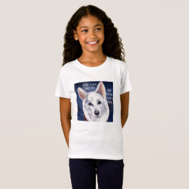 CAMISETA PASTOR ALEMÁN BLANCO   