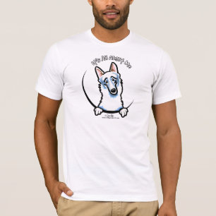 Camiseta Pastor alemán blanco IAAM