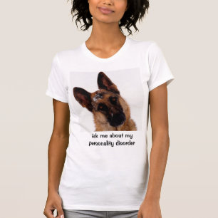 Camiseta Pastor alemán chistoso y divertido
