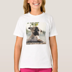 Camiseta Pastor alemán con borde