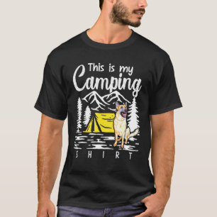 Camiseta Pastor Alemán De Fogata Este Es Mi Camping