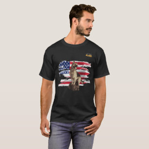Camiseta Pastor alemán de Just4GSD que guarda la bandera d