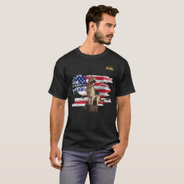 Camiseta Pastor alemán de Just4GSD que guarda la bandera de
