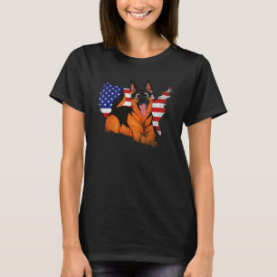 Camiseta Pastor Alemán de Perro Animal de Estados Unidos