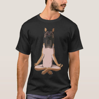 Camiseta Pastor Alemán de Yoga Perro Malinois Belga