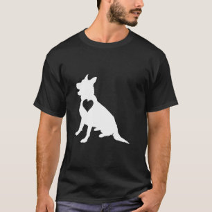 Camiseta Pastor Alemán del Corazón de Amor