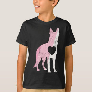 Camiseta Pastor Alemán Día de San Valentín Cud Amor Perro 
