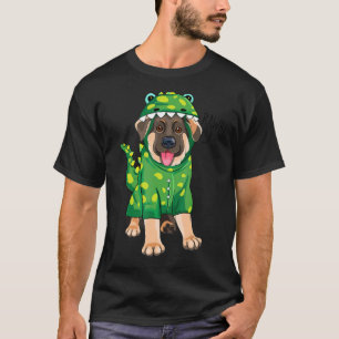Camiseta Pastor Alemán Dinosaurio Perro Rawr