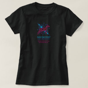 Camiseta Pastor Alemán Dogtrovert Abstracción Floral