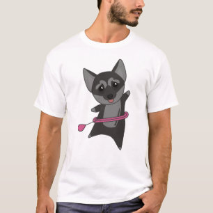 Camiseta Pastor Alemán Gris Hullern Sports Tire Hula