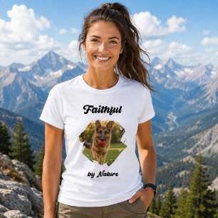 Camiseta Pastor Alemán GSD Foto Fiel por Naturaleza