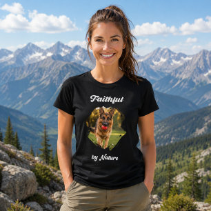 Camiseta Pastor Alemán GSD Foto Fiel por Naturaleza