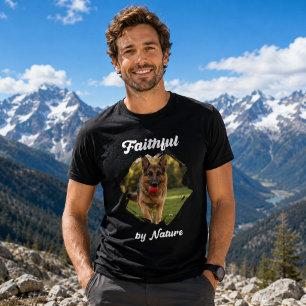 Camiseta Pastor Alemán GSD Foto Fiel por Naturaleza