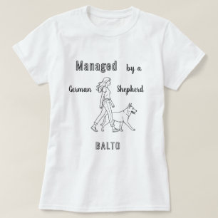 Camiseta Pastor Alemán GSD humor controlado