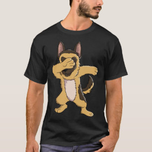 Camiseta Pastor Alemán haciendo Dab Dueño Baile Dab