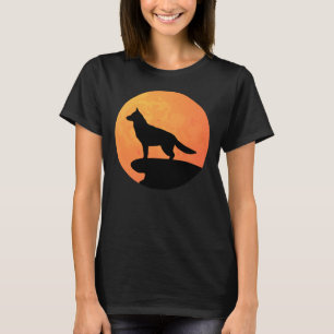 Camiseta Pastor alemán Halloween Costume Dueño de Perro