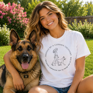 Camiseta Pastor Alemán humor GSD
