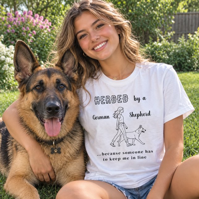 Camiseta Pastor Alemán humor GSD (Subido por el creador)