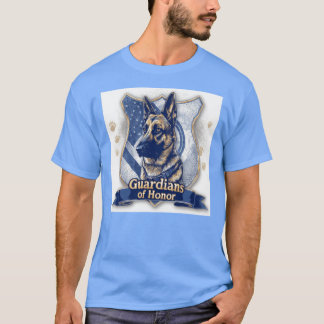 Camiseta Pastor Alemán K9 Guardianes de Honor Perro Policía