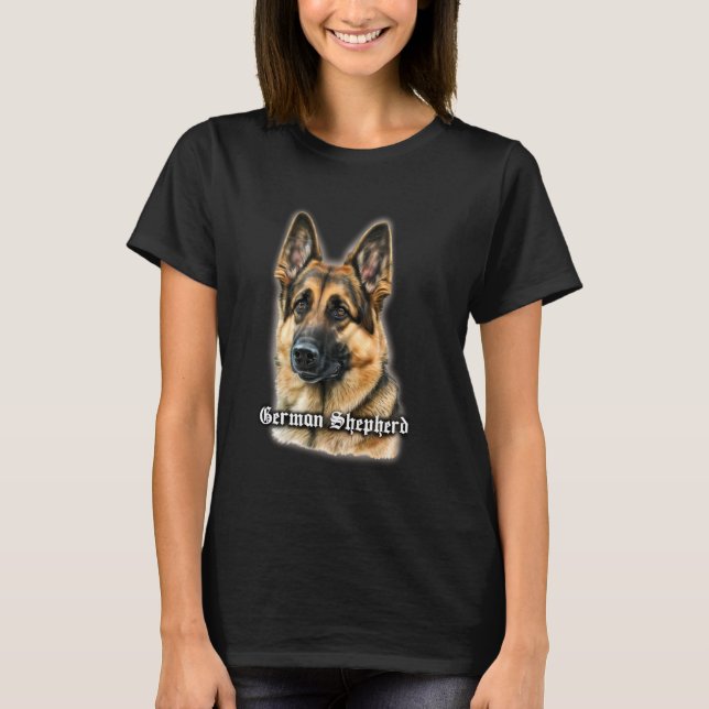 Camiseta Pastor Alemán K-9 (Anverso)