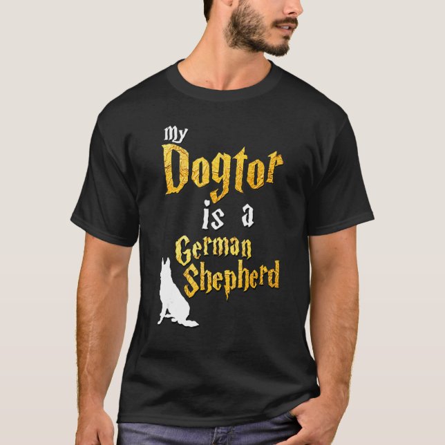 Camiseta Pastor Alemán Macho Pastor Alemán (Anverso)