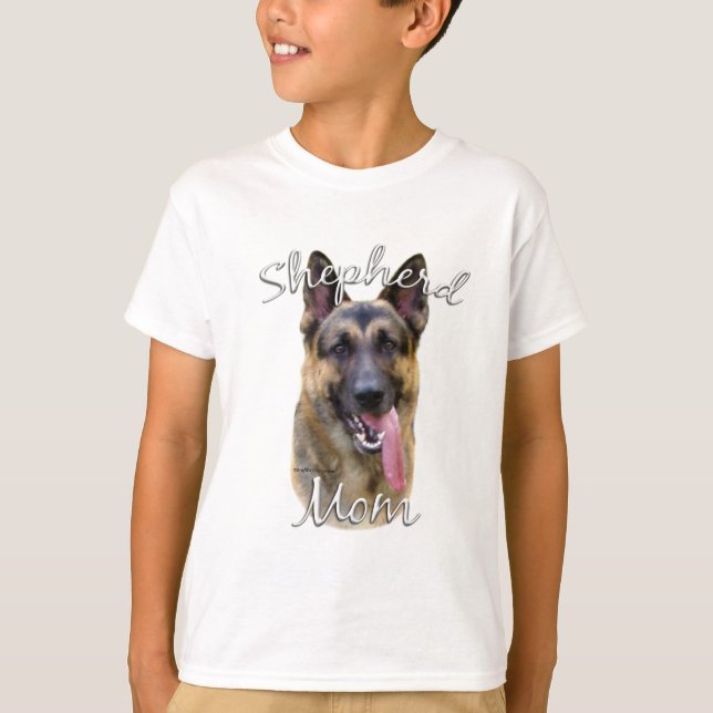 Camiseta Pastor Alemán Mamá 2 (Anverso)