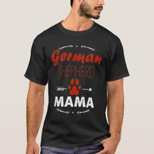 Camiseta Pastor alemán Mama Arrows Dog