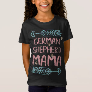 Camiseta Pastor alemán Mama Shepherd Lover Dueño Perro Mom
