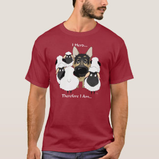 Camiseta Pastor alemán - manada de I… por lo tanto soy