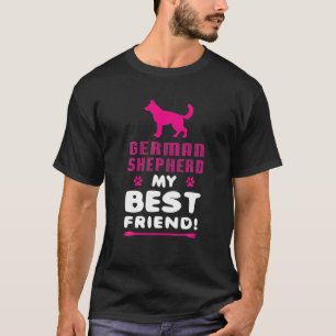 Camiseta Pastor alemán mi mejor amigo Animal Gift Dog Wom