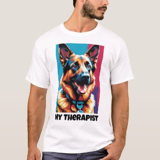 Camiseta Pastor alemán - Mi terapeuta