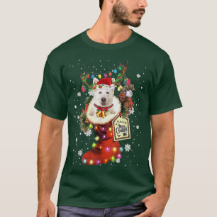Camiseta Pastor alemán Navidades de arranque de navidad soc
