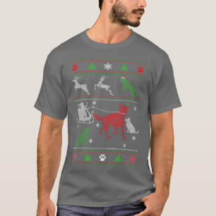 Camiseta Pastor alemán Navidades graciosos Nieve Paw Alsaci