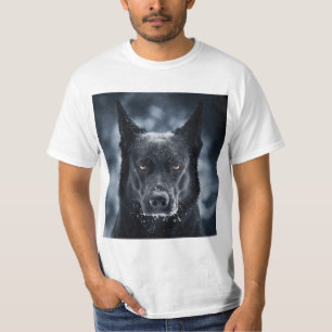 Camiseta Pastor Alemán Negro