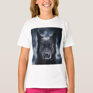 Camiseta Pastor alemán negro