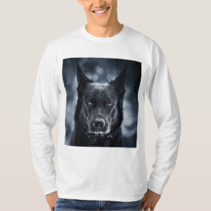Camiseta Pastor alemán negro