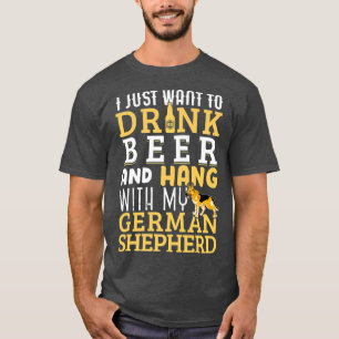 Camiseta Pastor Alemán Padre Funny Padres Día Perro Lover