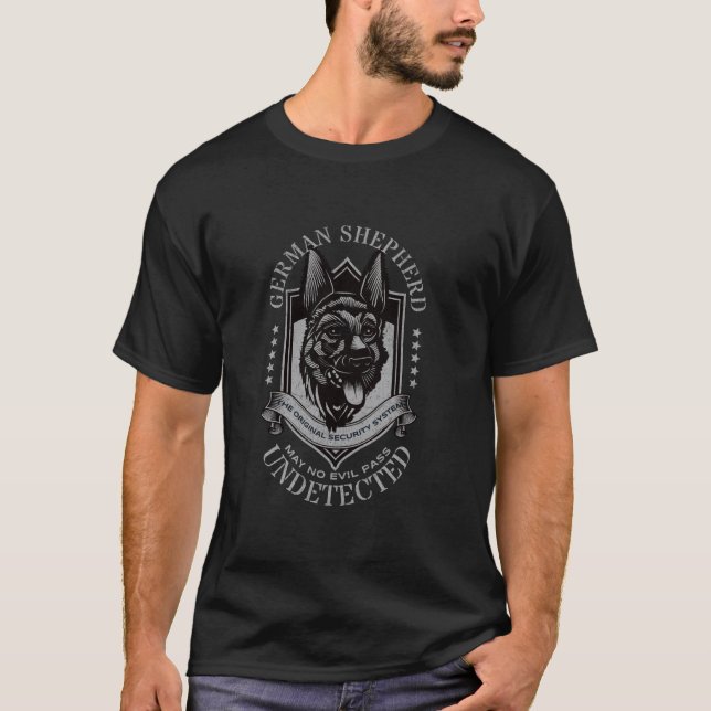 Camiseta Pastor Alemán Papá 1 (Anverso)